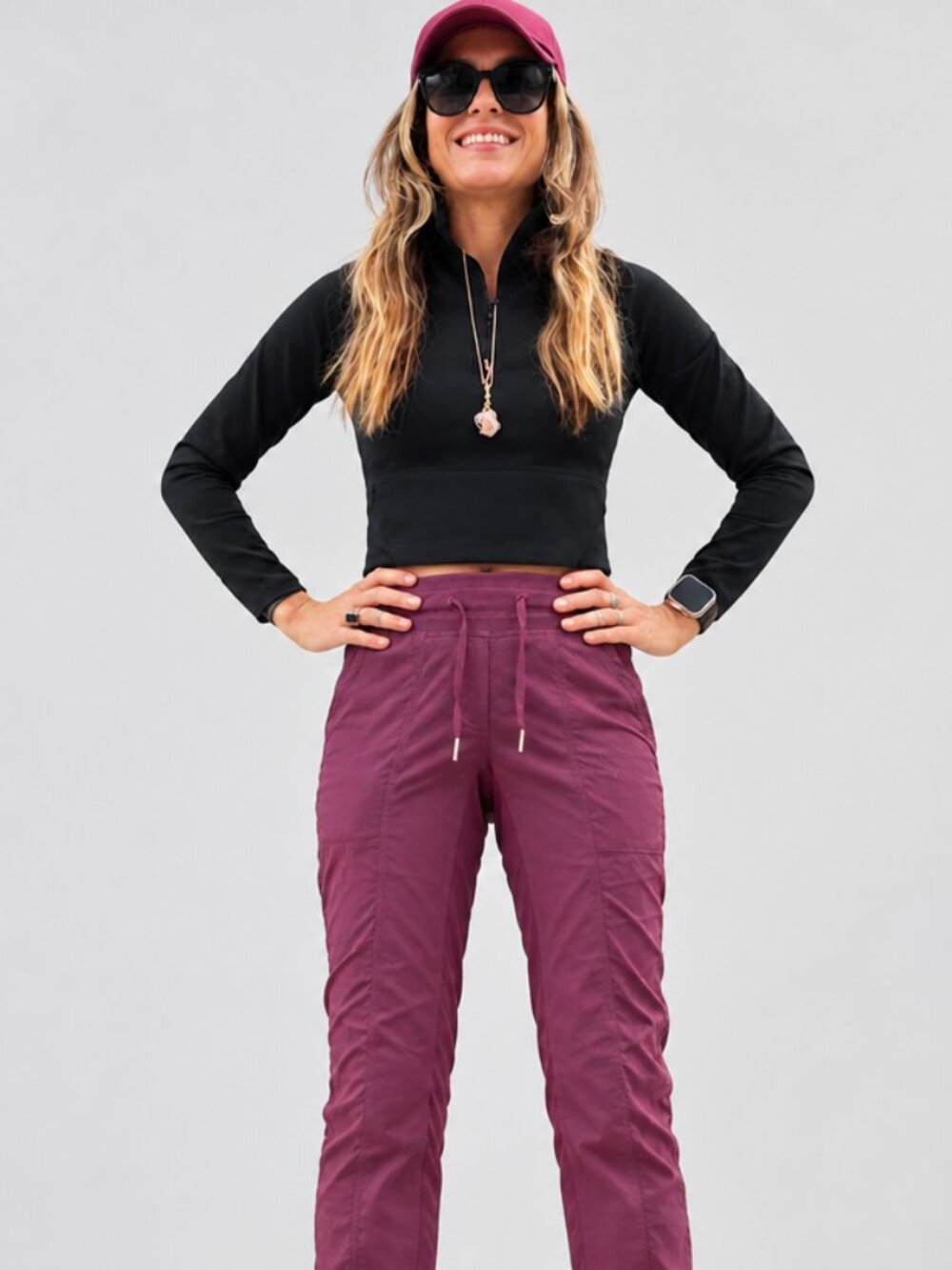 Lululemon Street to Studio Pant II Unlined Lightweight Swift Dance Plum 4